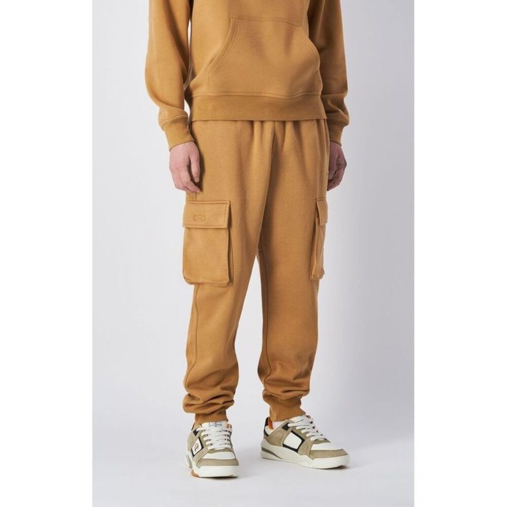 Champion Brown Cotton Cargo Men's Pants